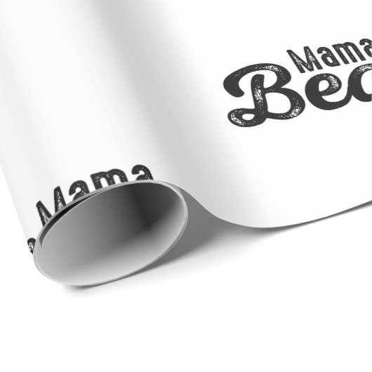 Mama Bear Geschenkpapier (Rolleneckpunkt)