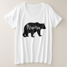 Mama Bear Große Größe T-Shirt
