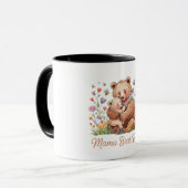 Mama Bear Hugs Tasse (Vorderseite Links)