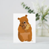 Mama Bear (kein Hintergrund) Postkarte (Stehend Vorderseite)