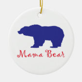 Mama Bear Keramik Ornament (Vorne)