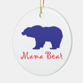 Mama Bear Keramik Ornament (Links)