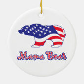 Mama Bear Keramik Ornament (Hinten)