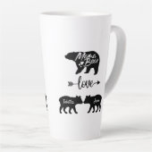 Mama Bear Latte Tasse (Rechte Ecke)