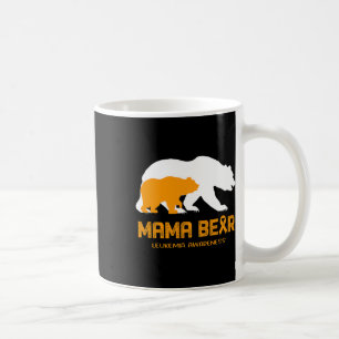 Mama Bear LEUKEMIA Bewusstsein für Frauen Männer Kaffeetasse