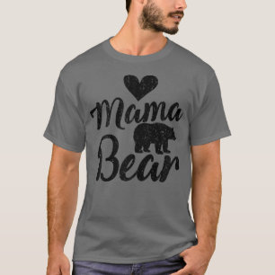 Mama Bear Liebe Familie Matching Mama Gi T-Shirt