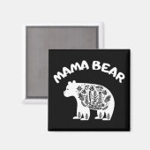Mama Bear Magnet (Vorderseite/Rückseite)