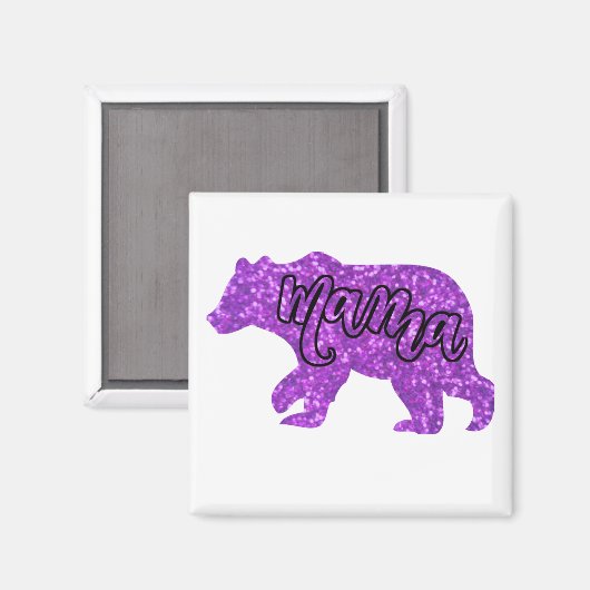 Mama Bear Magnet (Vorderseite/Rückseite)