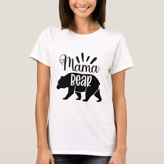 Mama Bear - Mama T-Shirt (Vorderseite)