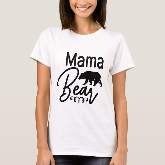 Mama Bear - Mama T-Shirt (Vorderseite)