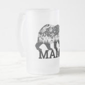 Mama Bear Mattglas Bierglas (Vorderseite Links)