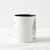 Mama Bear Mothers Day Zweifarbige Tasse (Mittel)