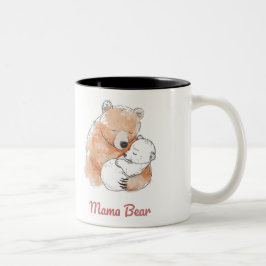 Mama Bear Mothers Day Zweifarbige Tasse