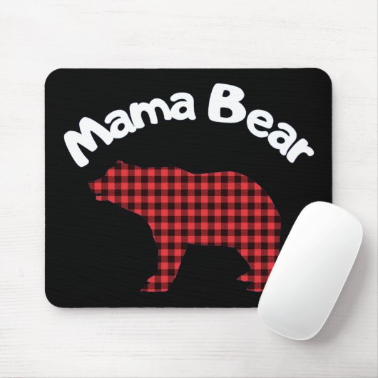 Mama Bear Mousepad (Mit Mouse)