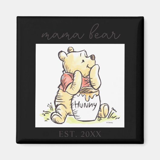 Mama Bear New Mom Magnet (Vorne)