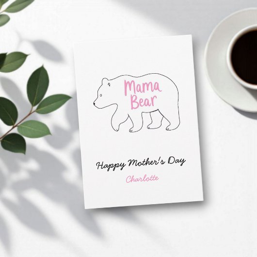 Mama Bear | Niedlicher und sonniger Muttertag Karte