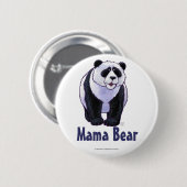 Mama Bear Panda Bear Button (Vorne & Hinten)
