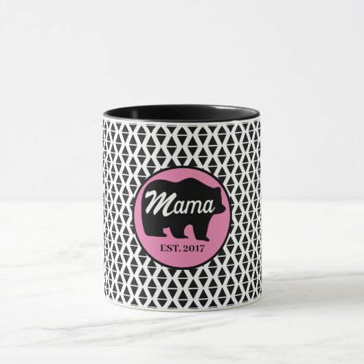 Mama Bear Personalisiert Tasse (Zentrum)