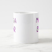 Mama Bear Pink Herz Tasse (Vorderseite)