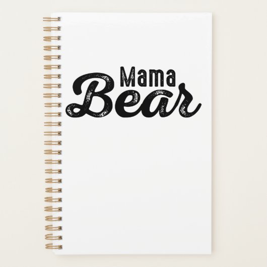 Mama Bear Planer (Vorderseite)