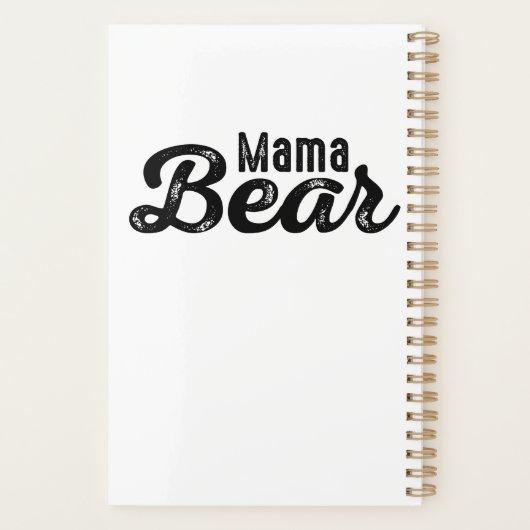 Mama Bear Planer (Rückseite)