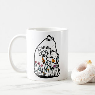 Mama Bear Png JPG Pdf Files, Mama Baby Bear Kaffeetasse