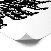 Mama Bear Png JPG Pdf Files, Mama Baby Bear Poster (Ecke)