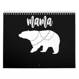 Mama Bear Polar Bärenkette Weihnachten Kalender