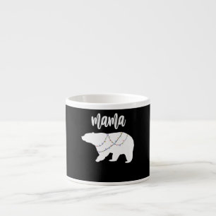 Mama Bear Polar Bear String Of Lights Christmas Espressotasse