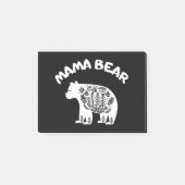 Mama Bear Post-it Klebezettel (Vorderseite)