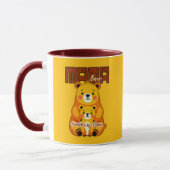 Mama Bear Protective Love – Cute Mother Bear Desig Tasse (Links)