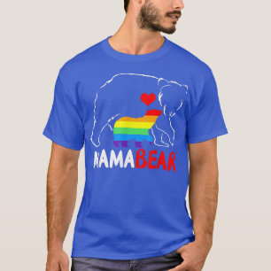 Mama Bear Proud Mama Regenbogenflagge LGBT Pride M T-Shirt