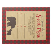 Mama Bear rät die süße Schlamassel-Antwort Notizblock (Vorderseite)