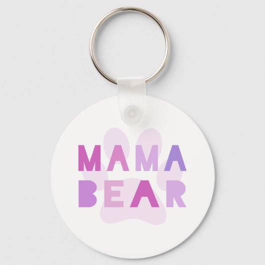 Mama bear schlüsselanhänger (Vorderseite)