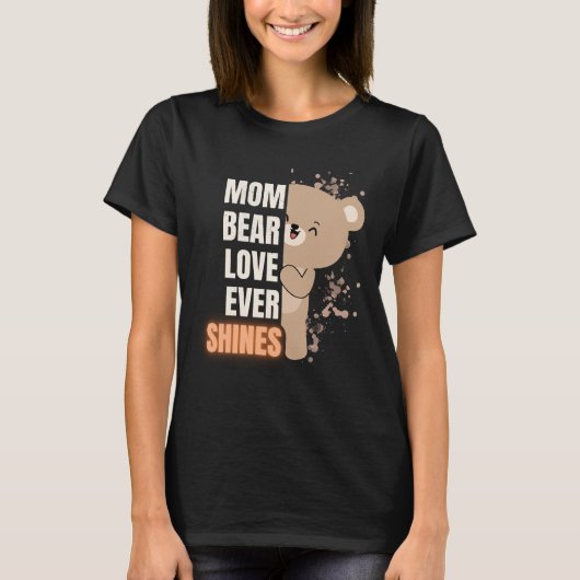 Mama Bear Shirt Cute Graphic Design (Vorderseite)