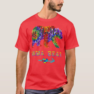 Mama Bear Shirt Family Gefärbte Krawatte T-Shirt A