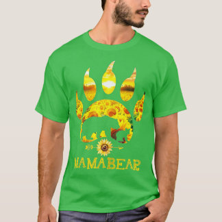 Mama Bear Sonnenblume Muttertagsgeschenk T-Shirt