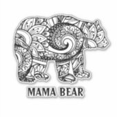 Mama Bear Sticker (Vorderseite)