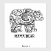 Mama Bear Sticker (Blatt)