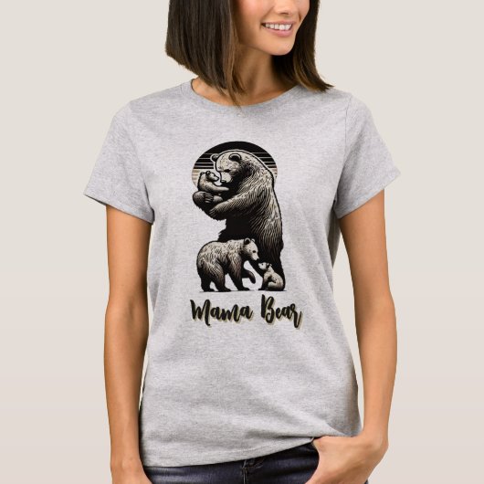 Mama Bear T-Shirt (Vorderseite)