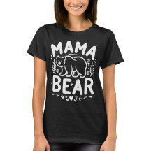 Mama Bear T - Shirt - Fett und Niedlicher Bär