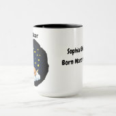 Mama Bear Tasse - Personalisierter Name des Babys (Zentrum)