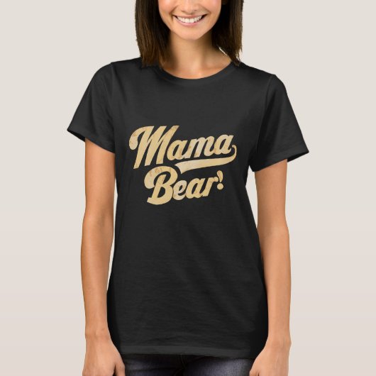 Mama Bear trendy Mutter-Day-Shirt T-Shirt (Vorderseite)