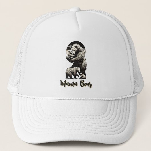 Mama Bear Trucker Hat Truckerkappe (Vorderseite)