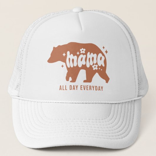 Mama Bear Truckerkappe (Vorderseite)