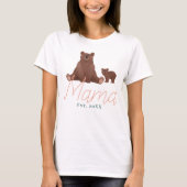 Mama Bear und Baby Niedlich Mother T-Shirt (Vorderseite)