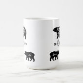 Mama Bear und Cubs Tasse (Mittel)