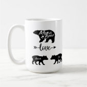 Mama Bear und Cubs Tasse (Links)