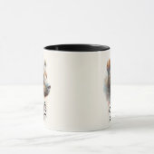Mama Bear Watercolor Mutter Rustikal Tasse (Zentrum)