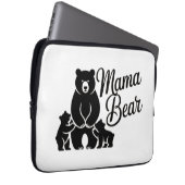 Mama Bear with Cubs Cute Family Bear Laptopschutzhülle (Vorne Rechts)